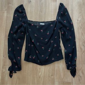 Reformation floral blouse top